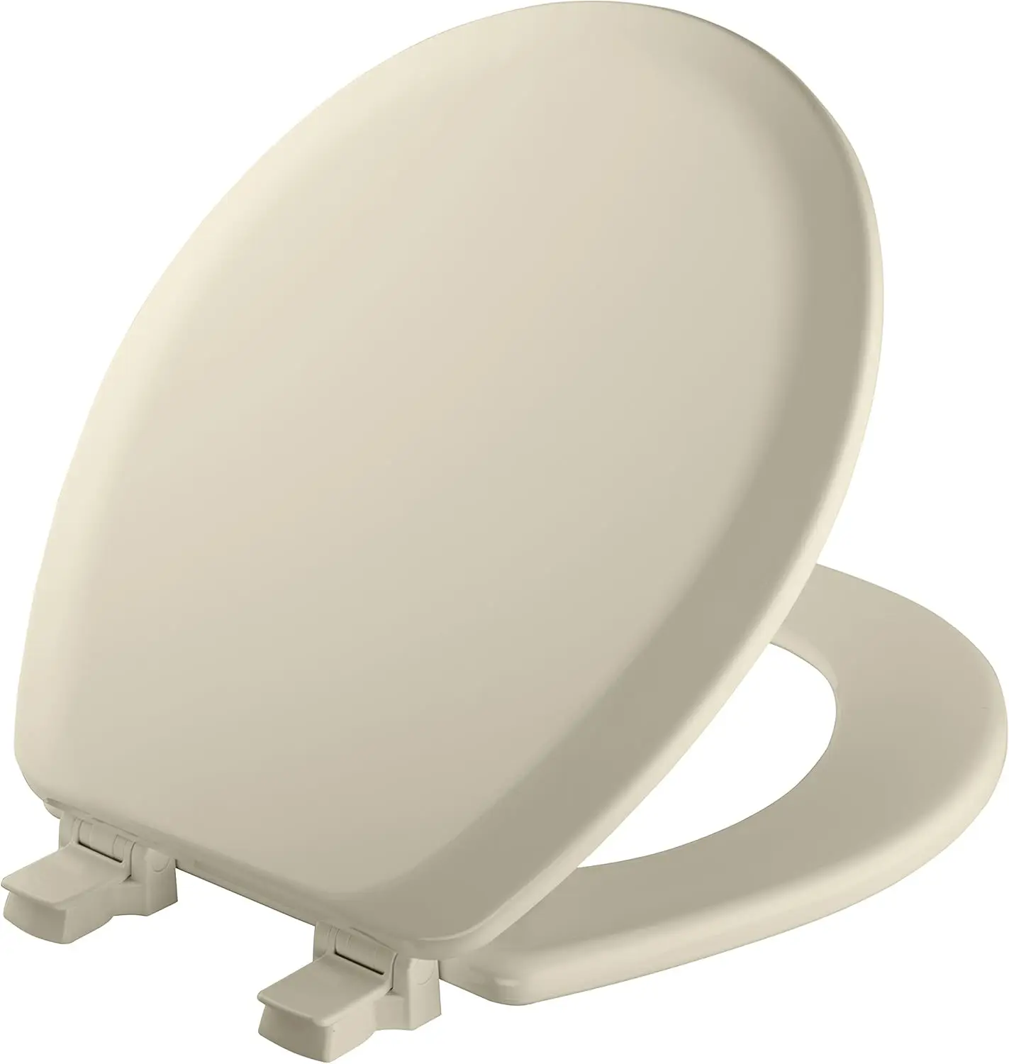 

Heavy Duty Wood Toilet Seat, Non-Slip Easy Clean Round Made in USA