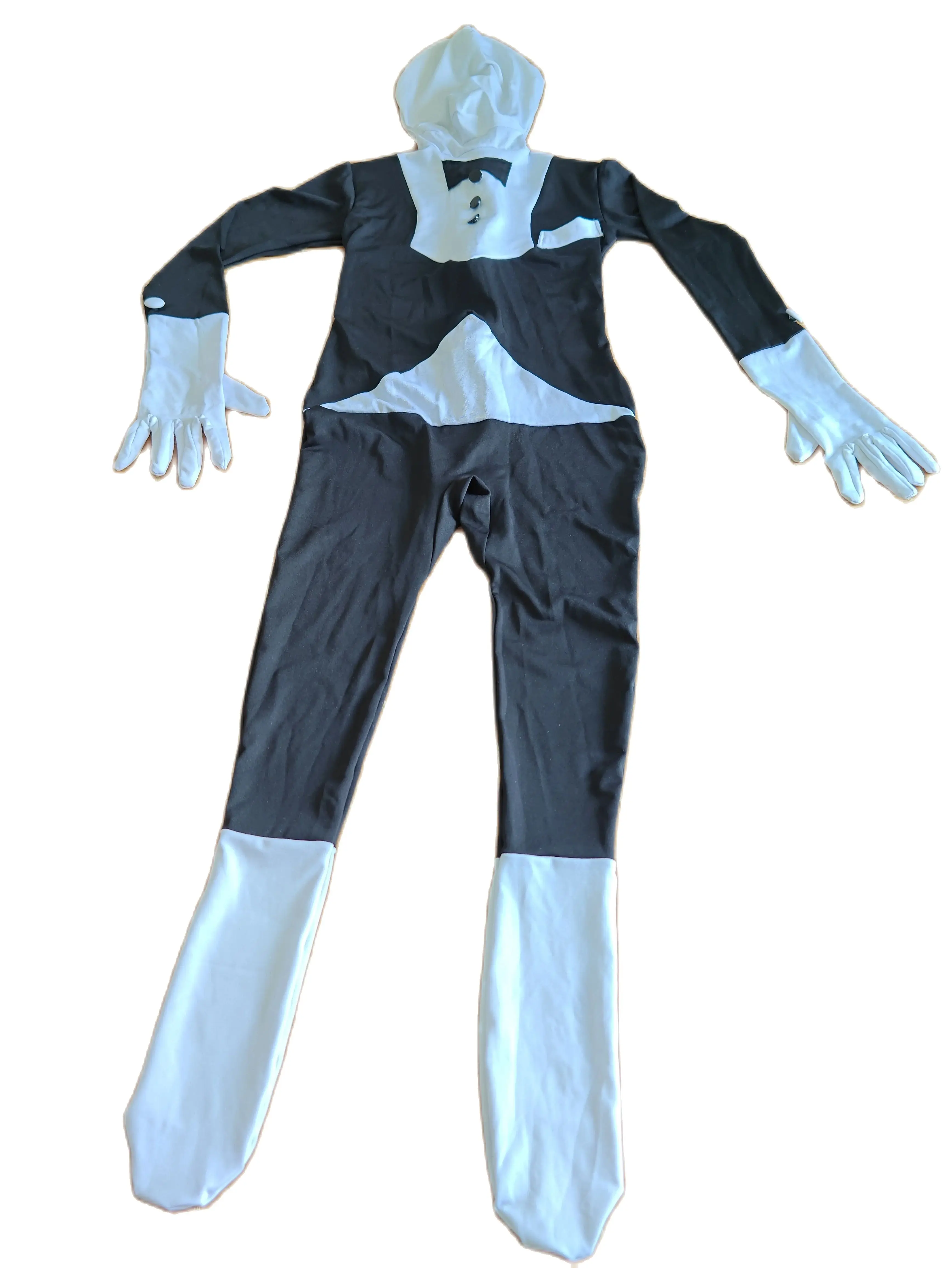 

Kids Halloween Fancy Gentleman Slender Cosplay catsuit Lycar Spandex Bodysuit Zentai jumpsuit