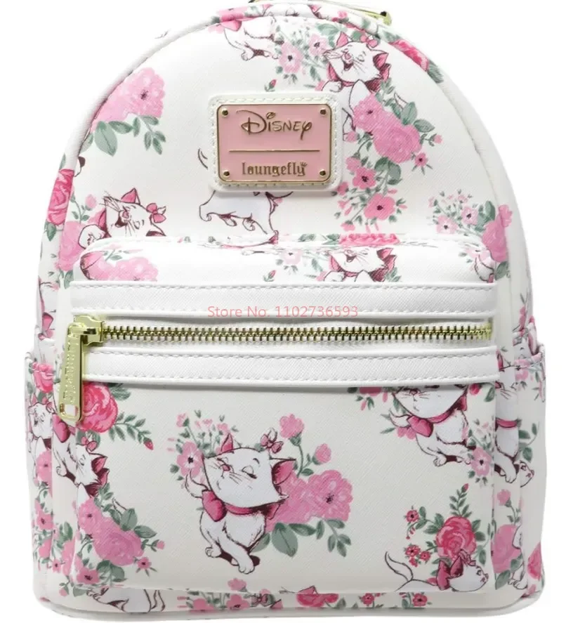 New Loungefly Disney Sleeping Beauty 65th Anniversary Floral Scene Double Strap Shoulder Bag Student Backpack Children Backpack