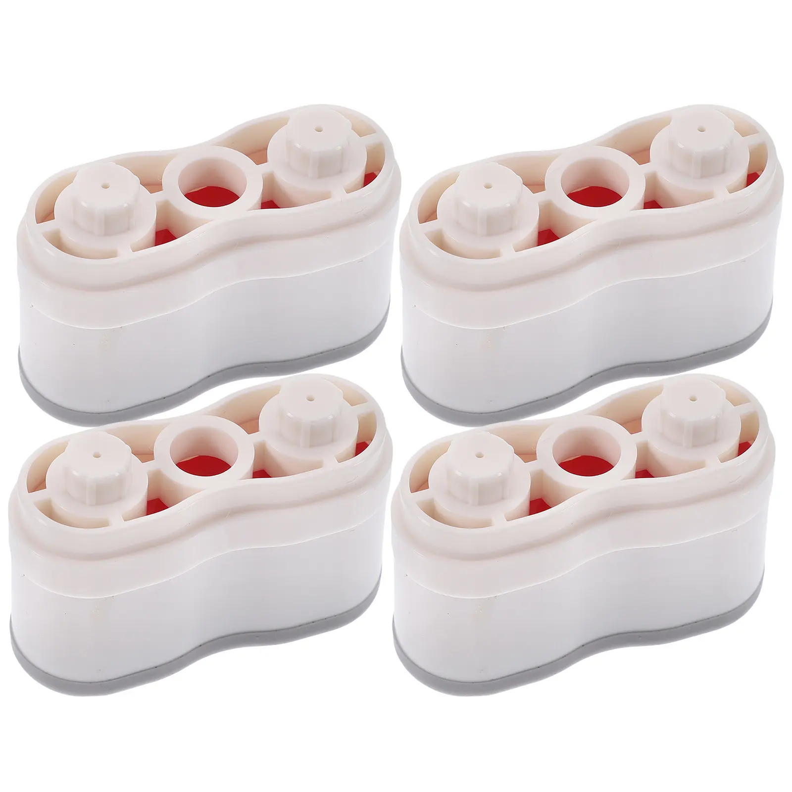 

4 Pcs Toilet Part Bidet Toilet Seat Bumpers Replacement Pads Strong Adhesive Universal Plastic Bathroom Supplies