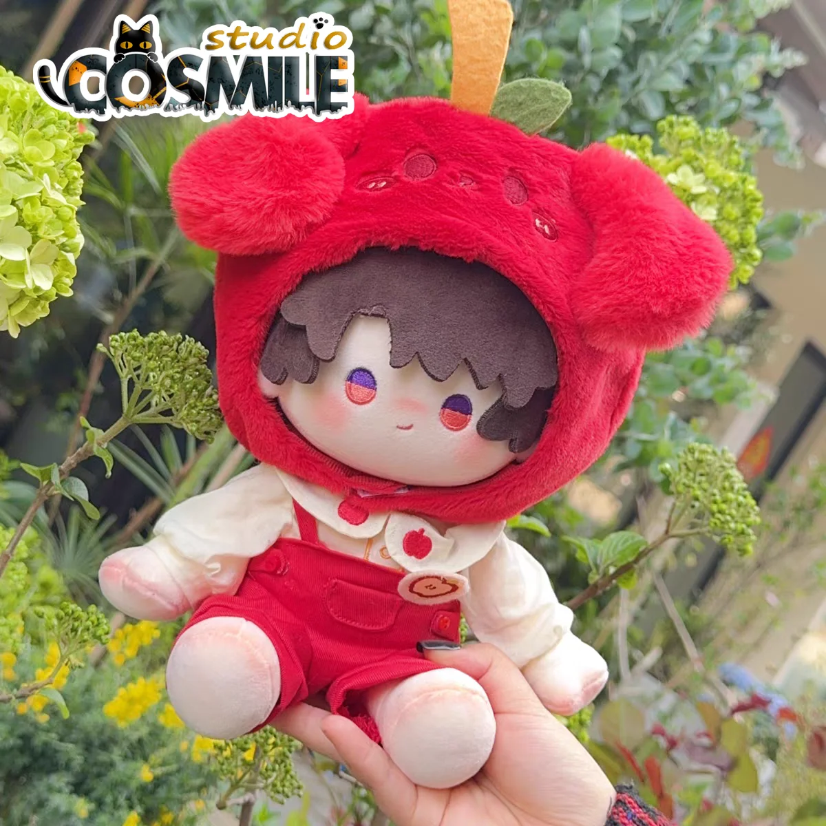 

Love and Deepspace 러브 앤 딥스페이스 Xia Yizhou Caleb マヒル 하우주 Apple Clothes Stuffed Plushie Plush 20cm Seated Doll Toy FT