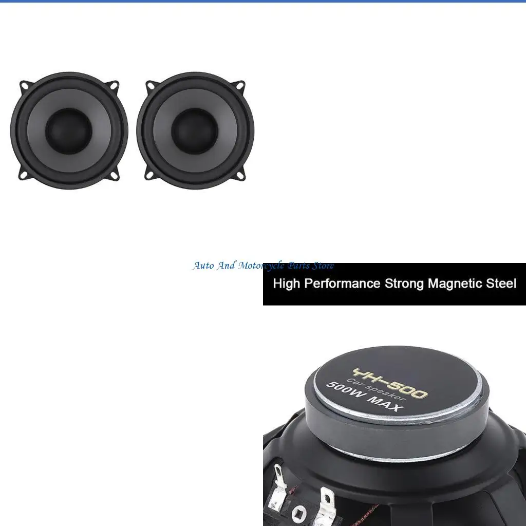 

P9FD 5Inch 500W Car Speakers 2-Way Full Ranges Frequency Automobile Music Speaker