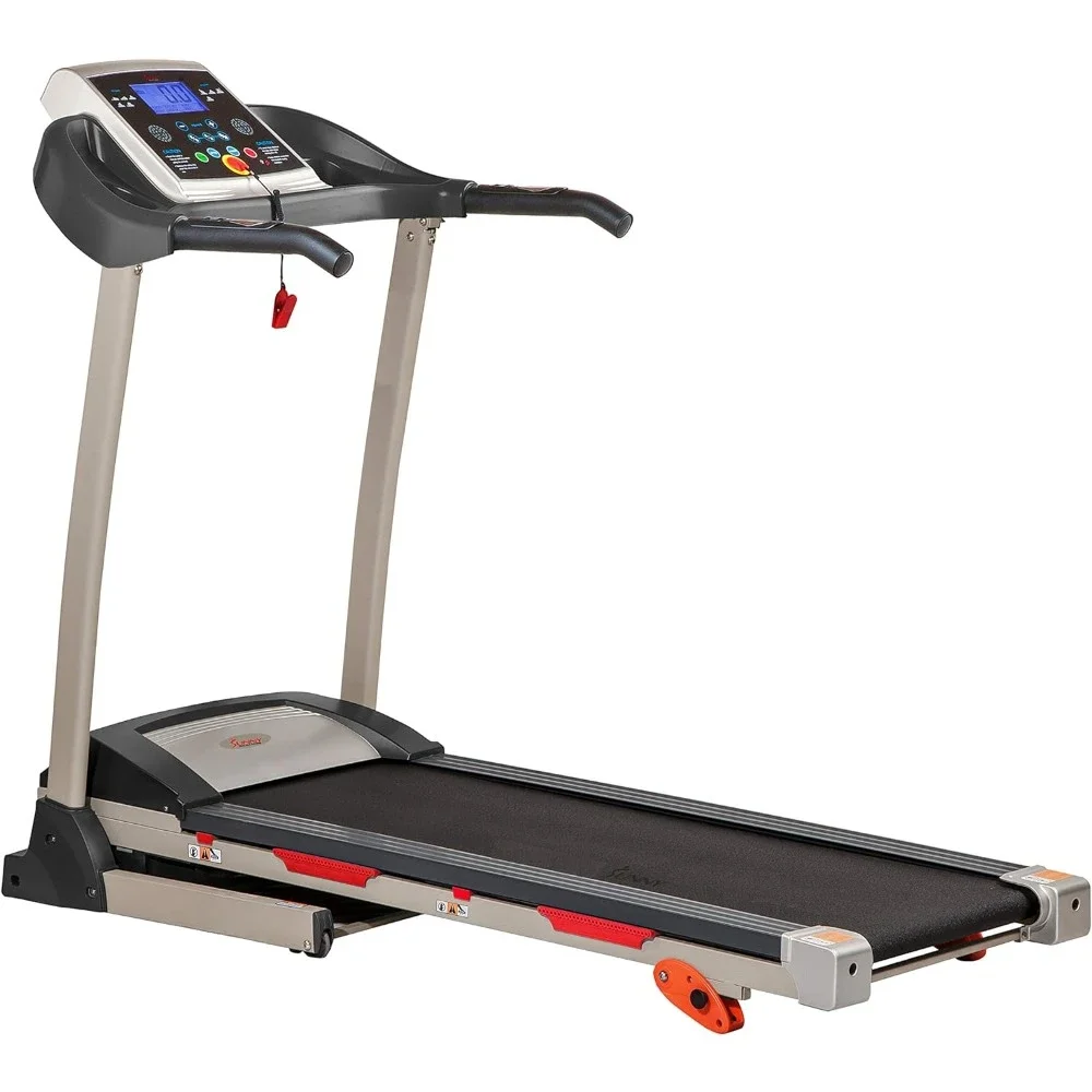 

Premium Folding Incline Treadmill with Pulse Sensors, One-Touch Speed Buttons, Shock Absorption, Optional Bluetooth