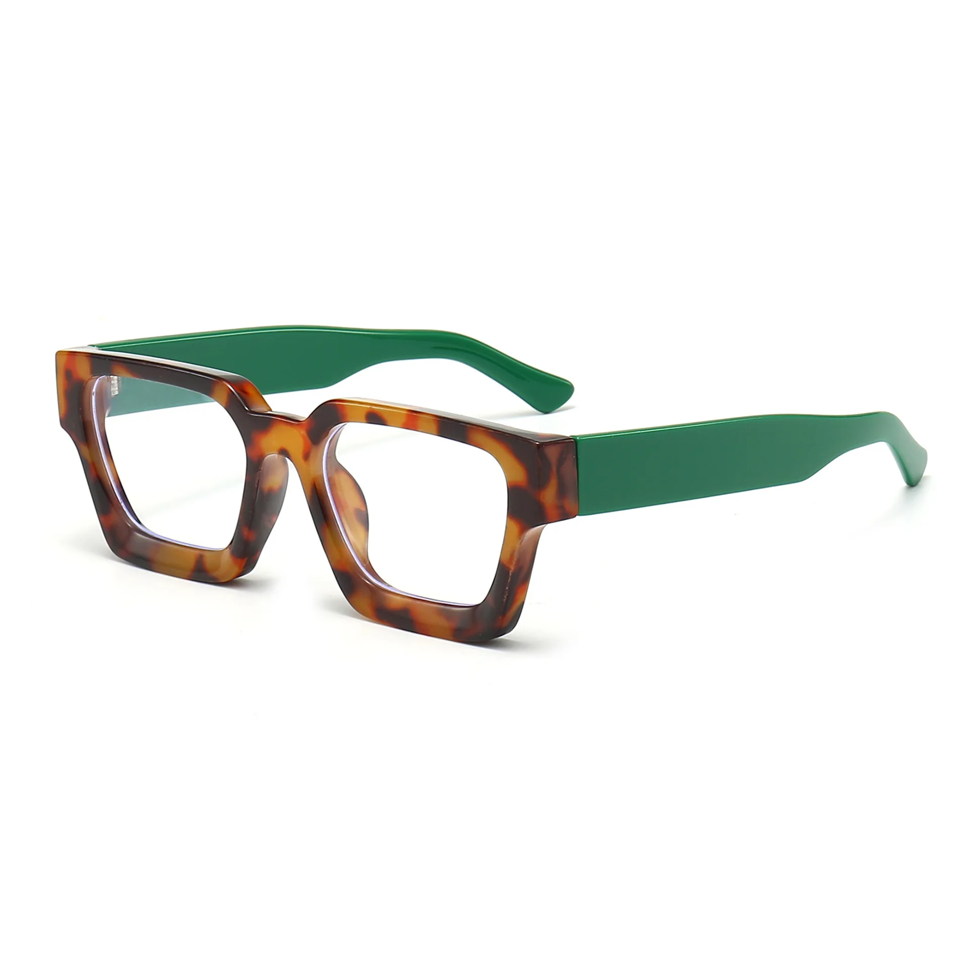 Trendy Square Anti Blue Light Reading Glasses Men Women Classic Designer Clear Presbyopic Eyewear Prescription Optical Glasses