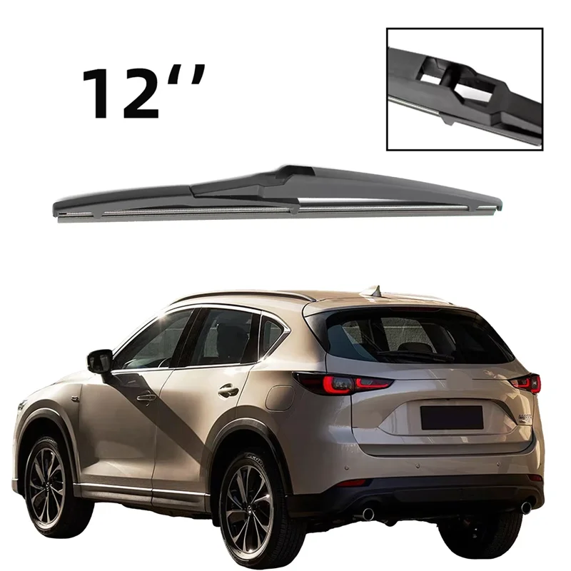 1PC 12" Rear Wiper Blade Applicable For Mazda 5 Mazda5 2005-2018 Year's Windshield Windscreen Rear Wiper Blade Car Accessories