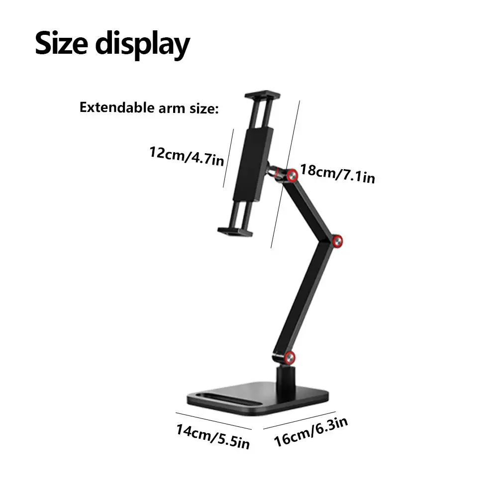 Imagem -06 - Monitor Portátil Desk Holder Metal Stand Universal Expansível Display Base Vesa Mount Externo Vertical Tela de Expansão 16