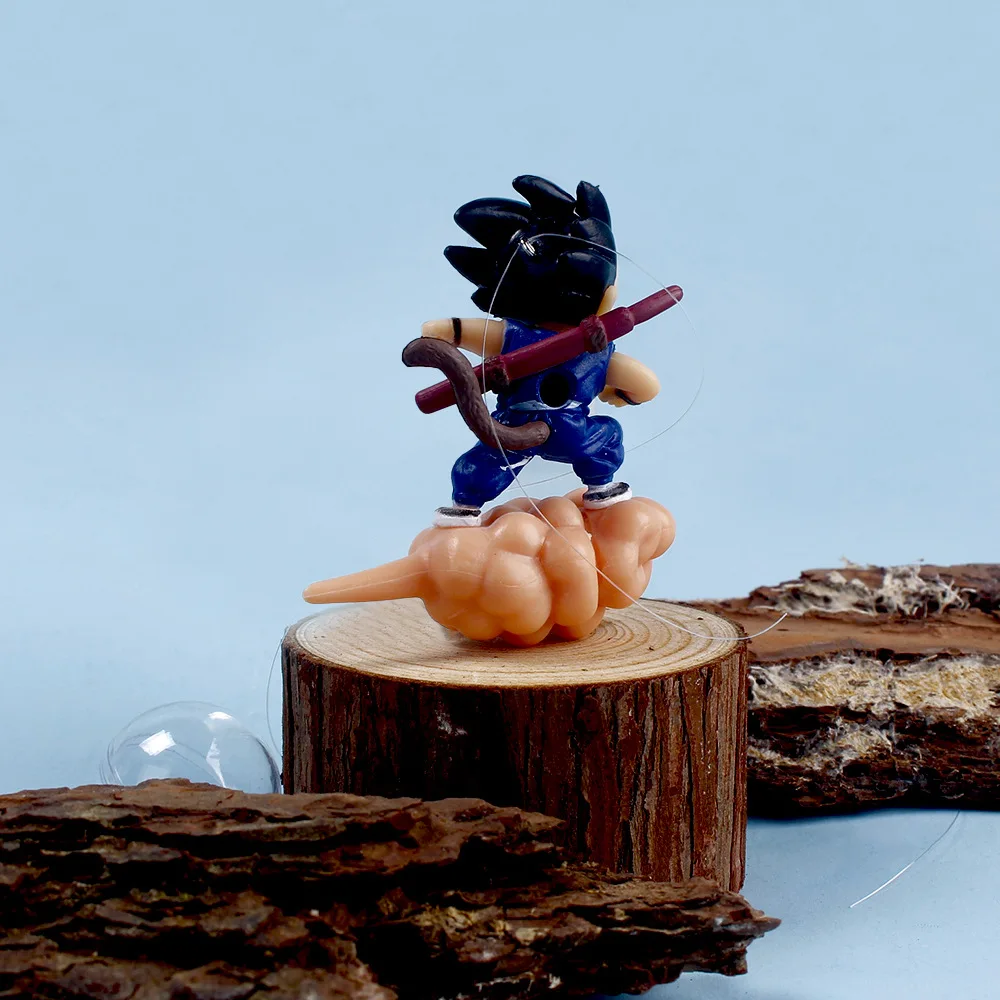 2 style wystrój akwarium akcesoria Son Goku chmura akcja Float figurki Kakarotto krajobrazu Ornament dekoracja akwarium