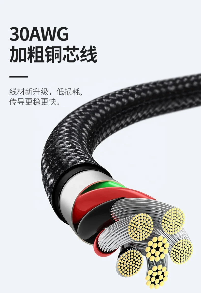 Кабель USB C к Type C, 240 Вт PD3.1, 48 В, 5 А, многофункциональный зарядный кабель для быстрой быстрой зарядки, совместимый с Thunderbolt 3