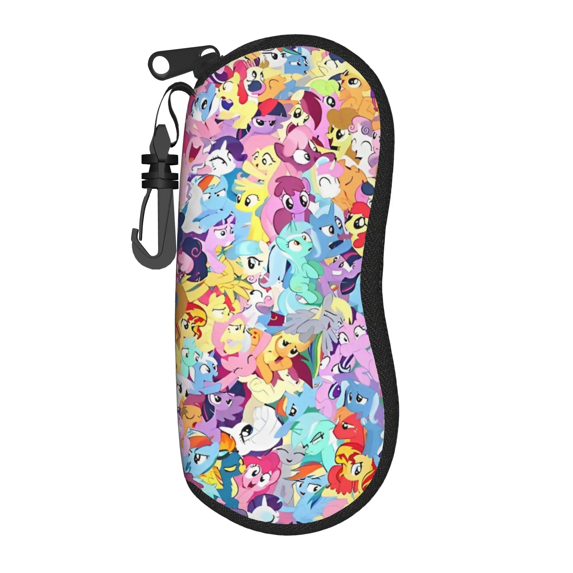 Little Unicorn Horse Glasses Case Men Women Waterproof Box Cartoon Sunglasses Storage Box Anti-Pressure Eyewear Container