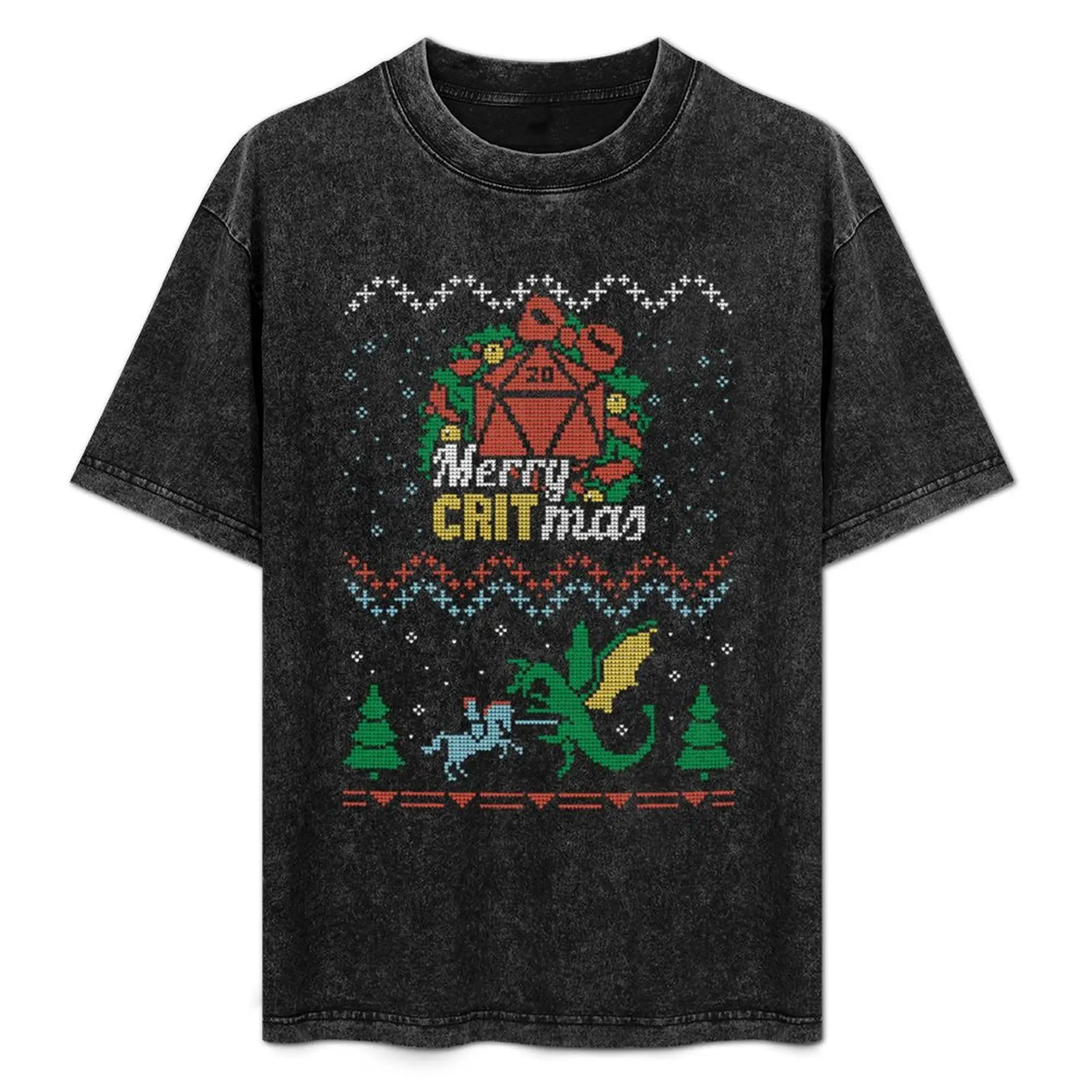 

Merry CRITmas T-Shirt Work Outdoor Short Sleeve Tee