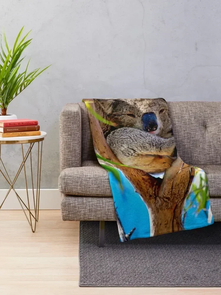 Lovely Australian Koala Bear Throw Blanket Bed covers Sofas Camping Blankets