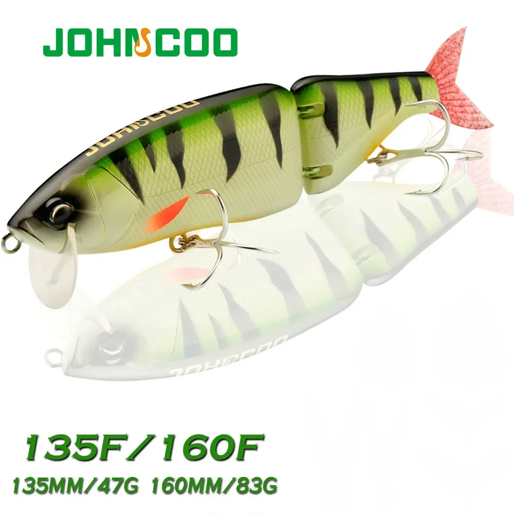 Swimbait Big Fishing Lure Artificial Hard Bait 135mm Jointed Fishing Lure for Predator Wobbler Minnow Pike