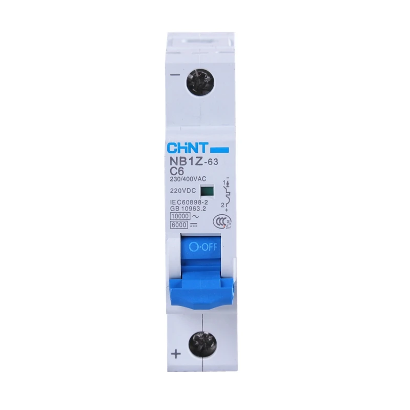 CHINT NB1Z-63 1P DC Circuit Breaker DC MCB Circuit breaker 12V 24V 220V FOR PV ( Solar ) system 20A 32A 40A 230V/400V AC