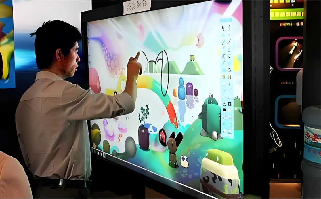 for wall and floor screens SLAMTEC RPLIDAR A2M12 lidar screen interactive system kit Multi touch control