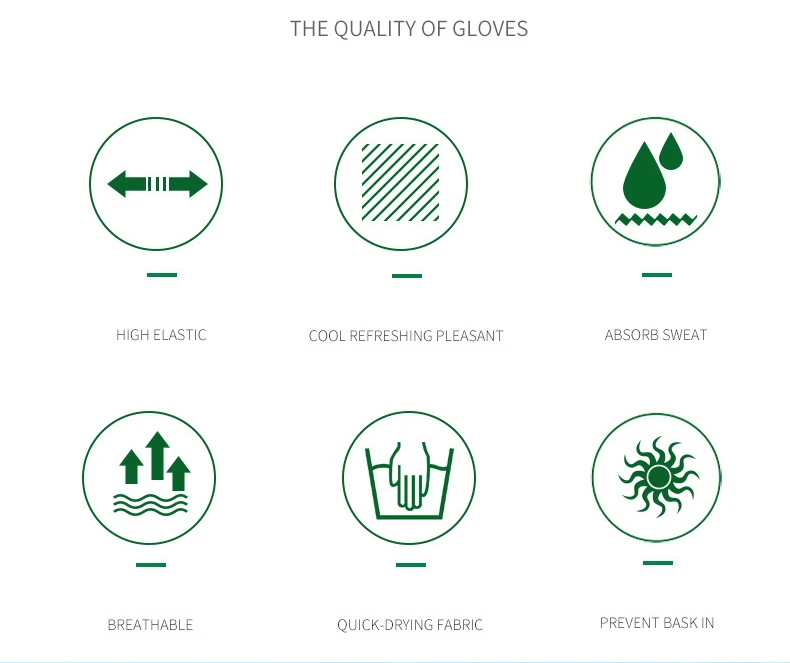 Motorradfahrer-Handschuhe für Männer und Frauen, Radfahren, Fitness, Yoga, Training und Übungen, Sommer-Sonnenschutz, elastische fingerlose Handschuhe – Detail 2