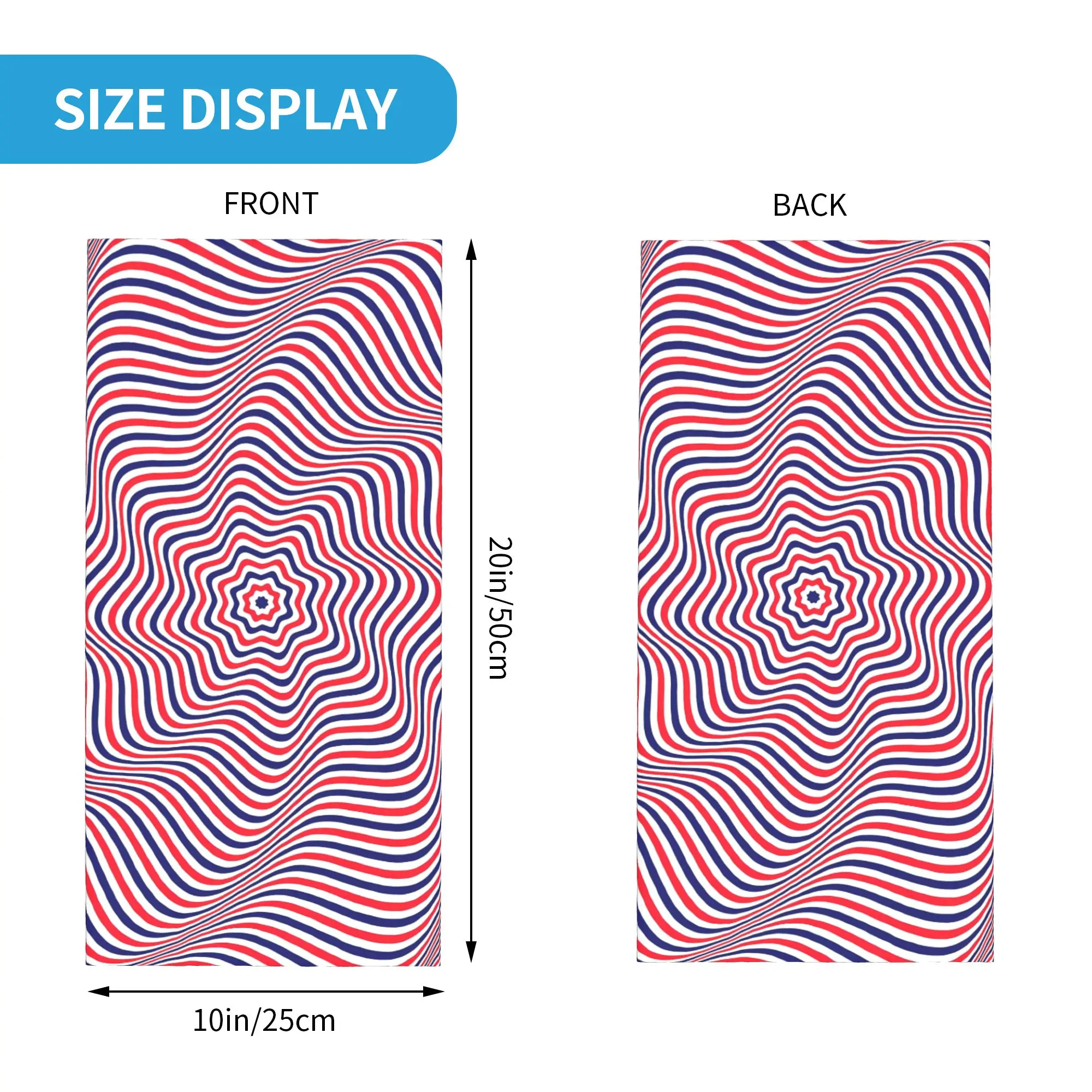 Swirl stripe color block print12 Bandana  Cover Club  Face Scarf   Running  Adult Breathable Neckerchief