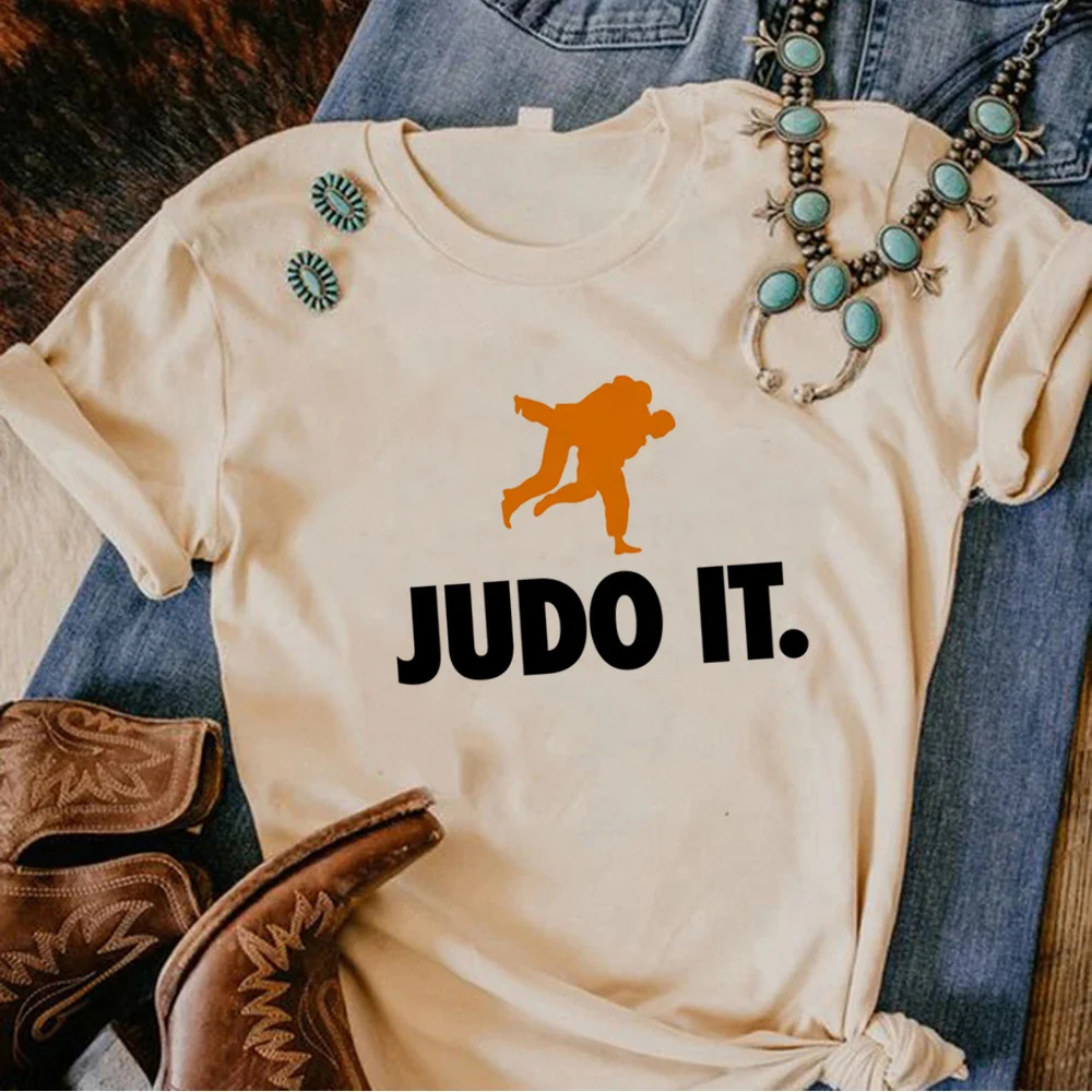 Judo t-shirts women streetwear tshirt girl comic streetwear Japanese clothes