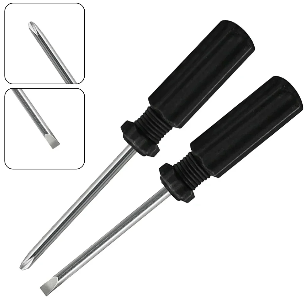 1Pc Small Mini Screwdriver Repair Tool 105mm/95mm Length Slotted Cross Screwdrivers 3mm/4mm 45#steel Mini Screwdriver