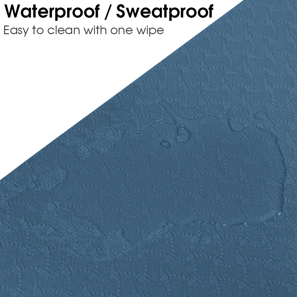 TPE اليوغا الحصير اليوغا وسادة التأمل المضادة للانزلاق طوي بيلاتيس بساط جمباز لينة امتصاص الصدمات سهلة نظيفة أدوات رياضية