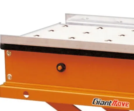 MH-K Electric Transfer Lift Table Hydraulic Scissor Lift Table With Wheels