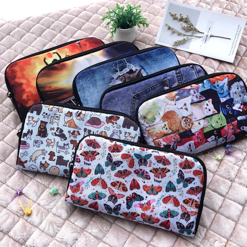 Dinosaur long Wallet  Teenager Coin Purse Boys Girls Coin Money Bags Girls Purses and Handbags Key Credit Card Holder Bag