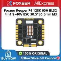 Foxeer Reaper F4 128K 65A BL32 BLHeli32 4in1 9~40V 3-8S ESC 30.5*30.5mm M3 DShot1200 For FPV Racing Drone