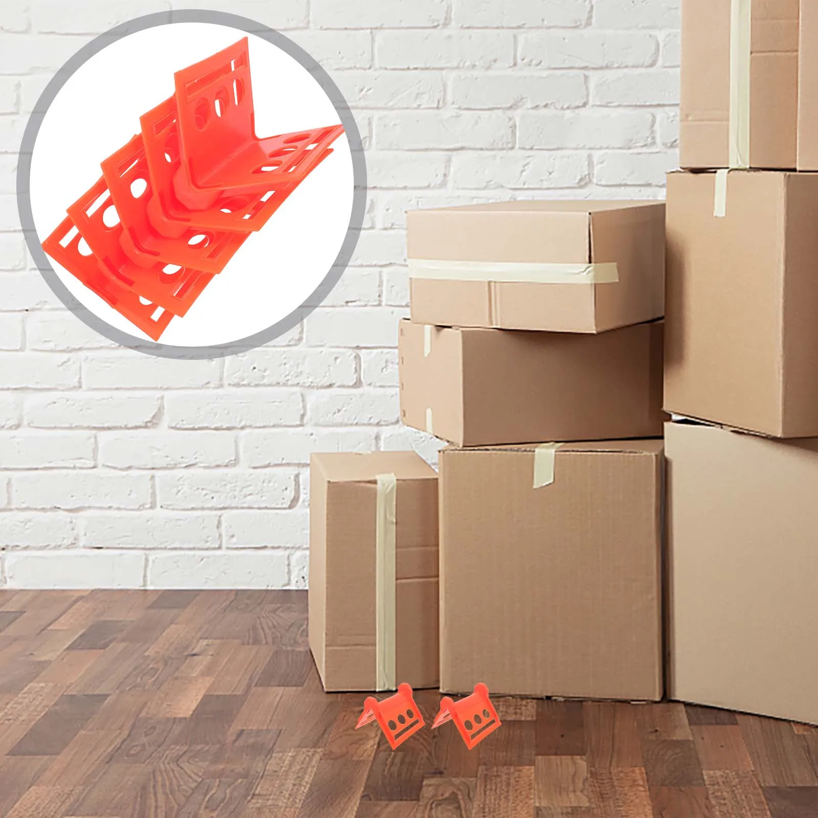 10Pcs Plastic Corner Protectors Heavy Duty Triangular Protectors for Trucks Trailers Flatbeds Cargo Trailer Parts