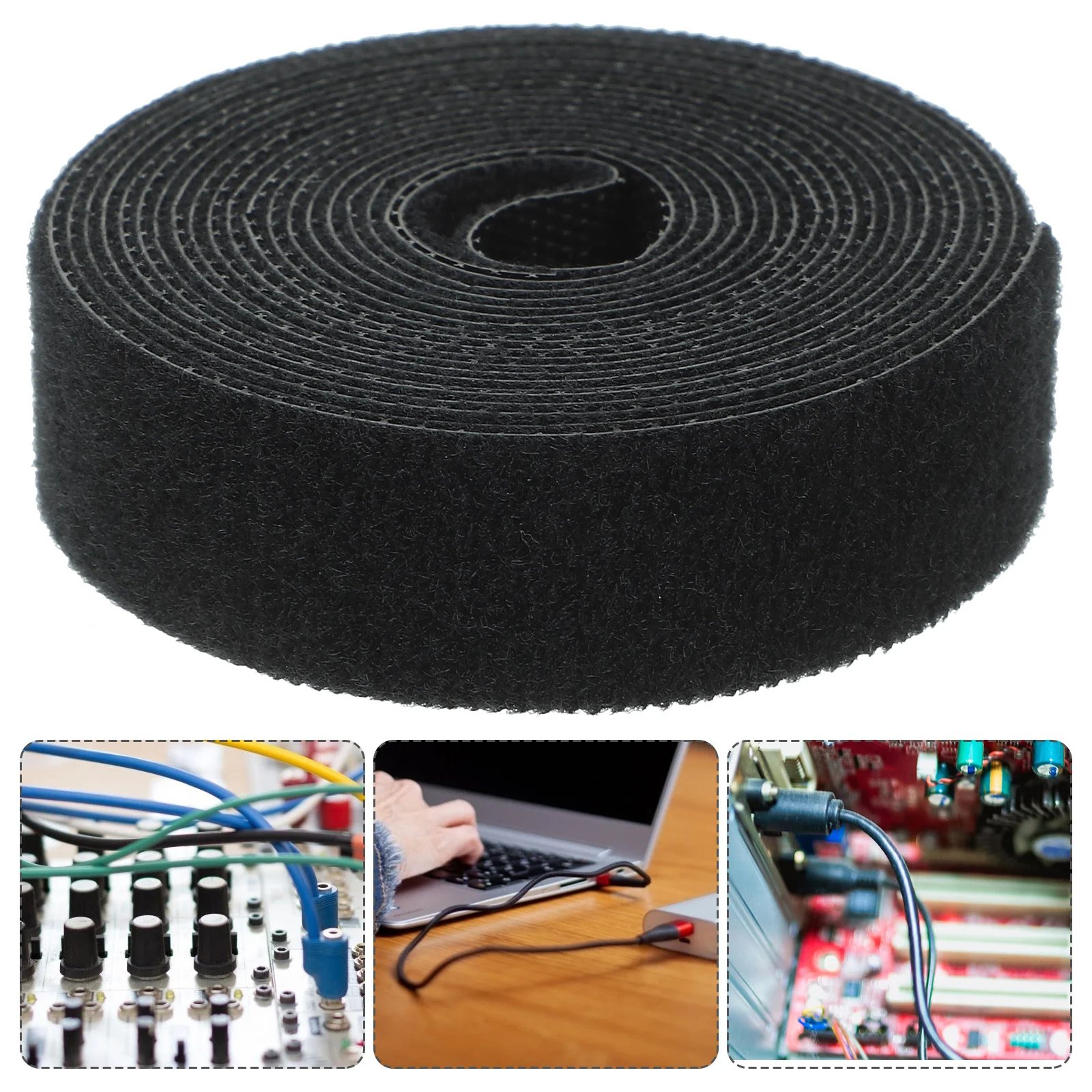 

Reusable Cable Tie 2M Strong Cord Wrap Organizer Cable Holder Secure Fastening Cord Strap for Wire Management