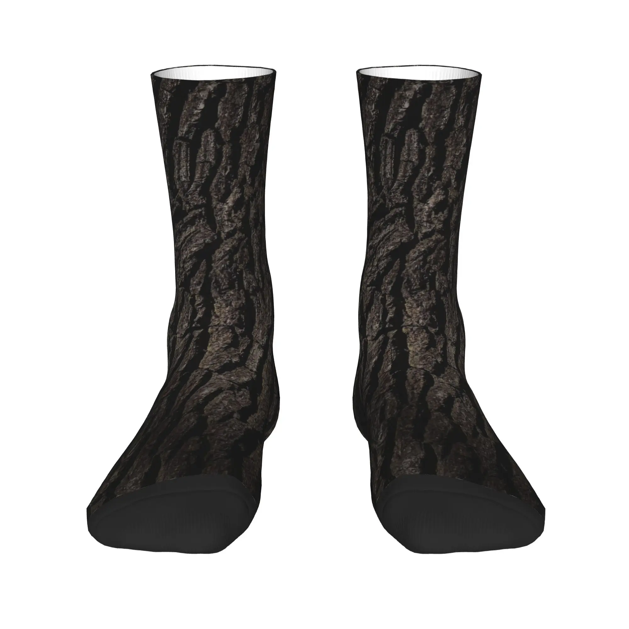 Tree Bark 1 Socks  Fashion Stockings Men Quality Running Socks Autumn Design Anti Skid Socks