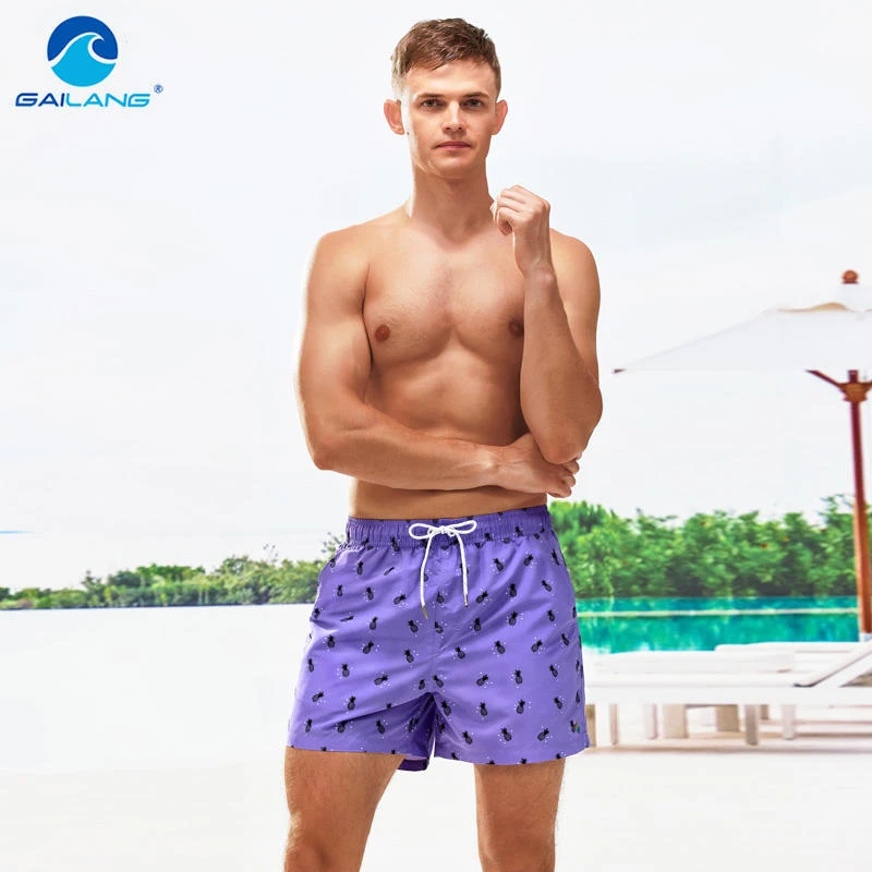 Gailang Brand Mens Quick Drying Boardshorts Swimsuits Casual Swim Shorts Beach Wear Board Short Men Swimwear Man Jogger Trunks