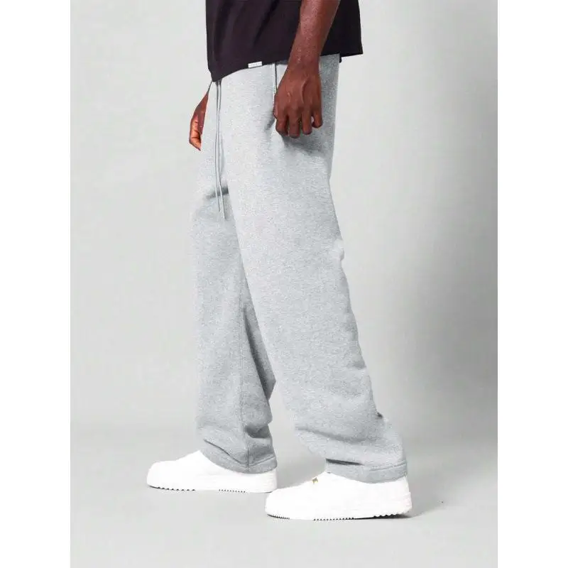 Men's Straight Leg Sweatpants Loose Fit Comfortable Casual Pants Winter Collection plus Size Available No Brand Registered