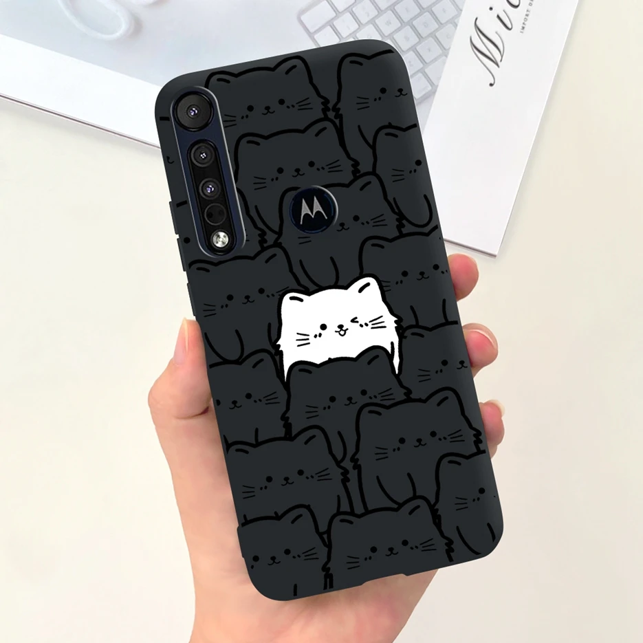 For Motorola One Macro Case Cute Fashion Cartoon Cover Soft Silicone Phone Case For Motorola One Macro OneMacro Back Cover Coque