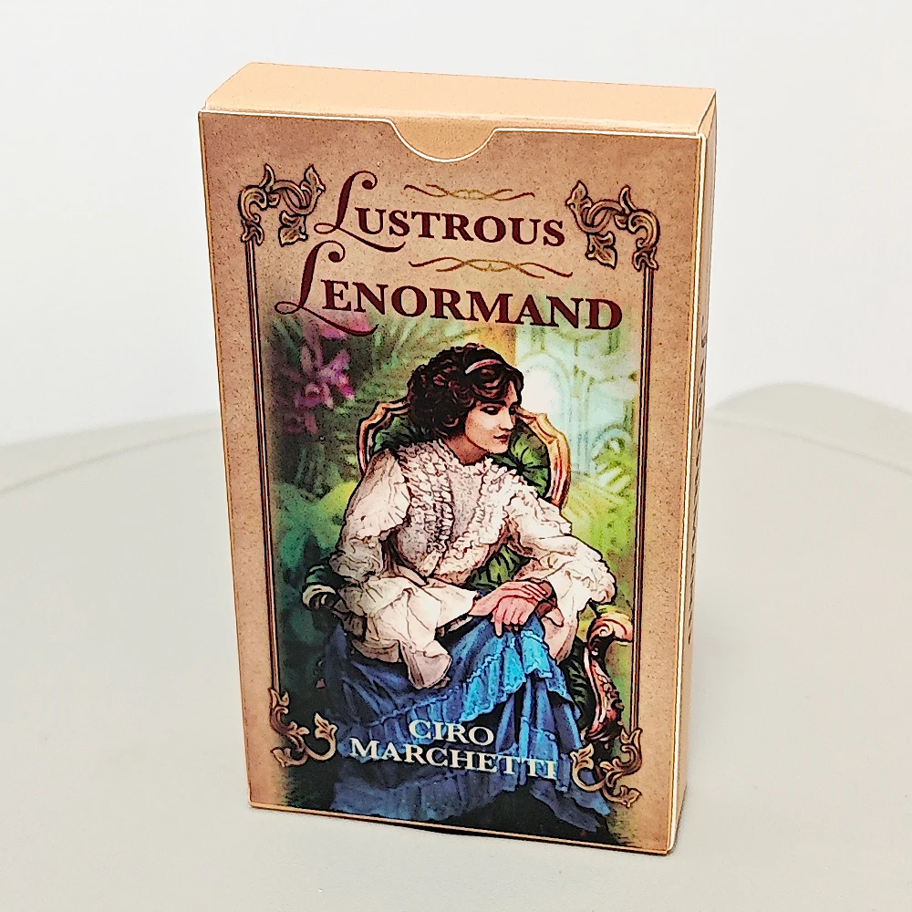 

47 Pcs Lenormand Cards Lustrous Lenormand Deck 10.3*6cm Bursting with Exquisite Color and Detail