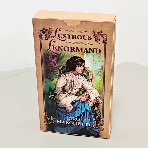 47 Pcs Lenormand Cards Lustrous Lenormand Deck 10.3*6cm Bursting with Exquisite Color and Detail
