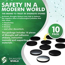 Shungita-placas para teléfono móvil, piedra Natural, piedras preciosas crudas, pegatinas antiradatálogo, EMF, EMP, TV, bloqueador de radiación 5G