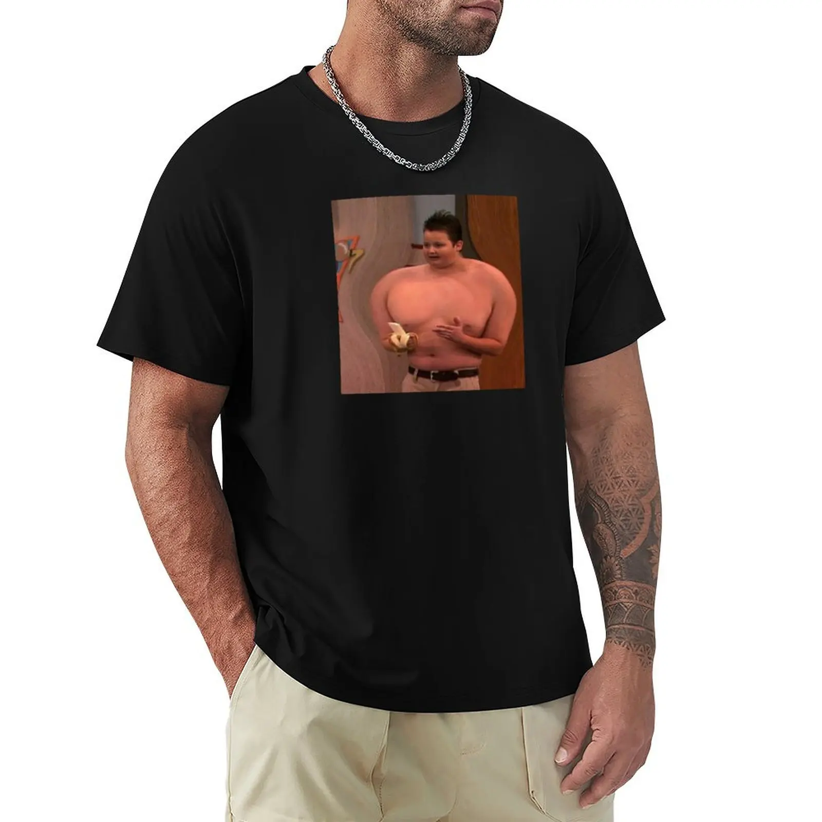 Gibby Wide - iCarly T-Shirt Work Wear Simple Tee Shirt