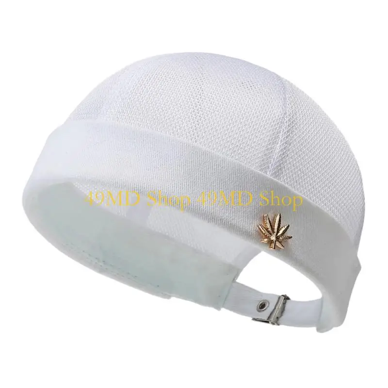 49MD Summer Brimless Docker Hat with Airy Mesh Upper for Casual Styling