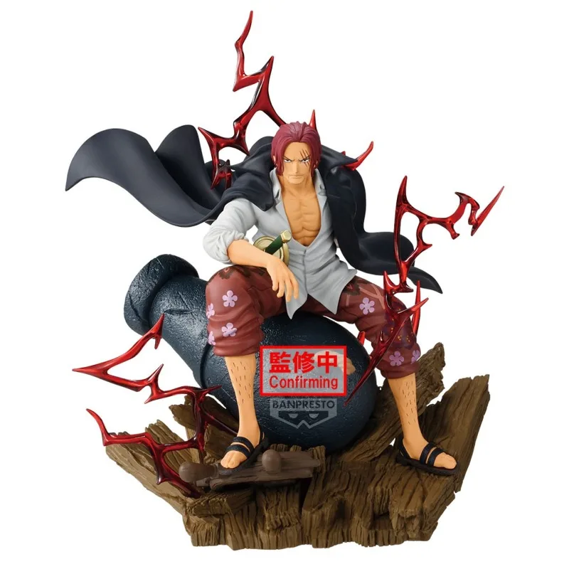 Figura de Acción de PVC de Shanks THE ORAMA SOUL de One Piece, Estilo GK, Autorizada por Bandai, Banpresto, Figura de Anime Coleccionable