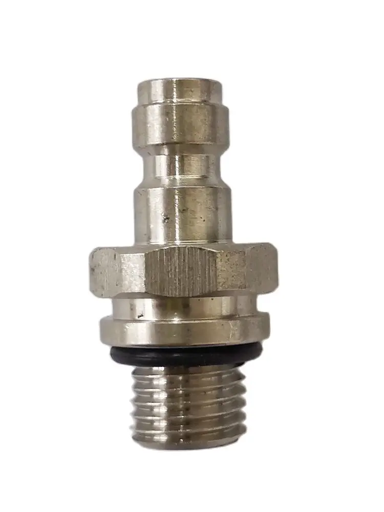 

Air Fill Nipple 3/8-24UNF Thread 8mm Stainless Steel Quick Plug Adapter With One Way Foster