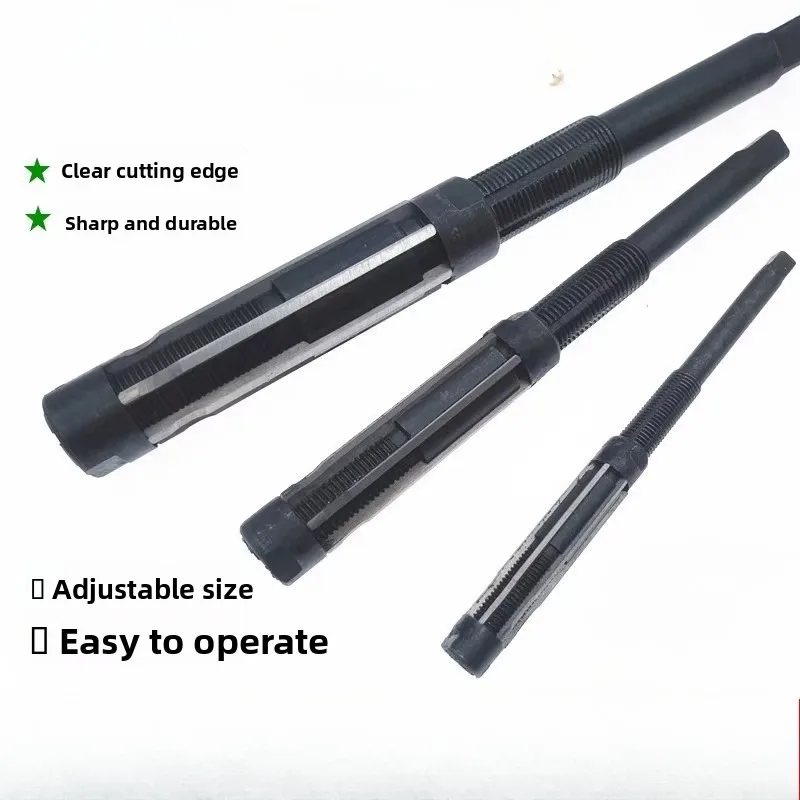 

Adjustable Hand Reamer HSS Adjustable Reamer Floating Handle Adjustable Hole Enlarging Full Specifications