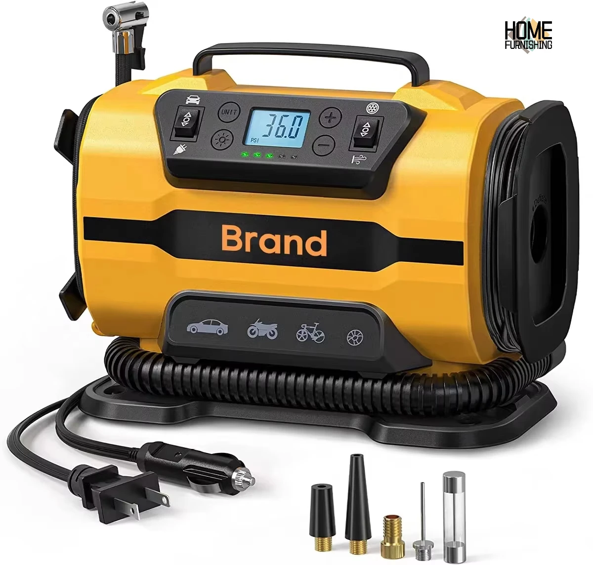 120w 12v cordless 150psi tire inflators inflador de portatil compresor de aire portatil