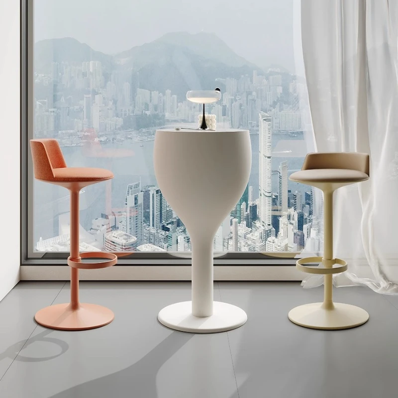 

Wine Glass Table and Chair Combination Coffee Table Bar Tall Table Household