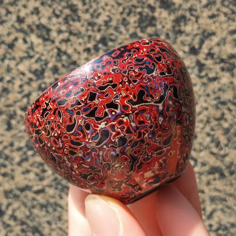 Large lacquer mini bowl, handmade partridge spot Jianyang Jianzhan, handmade large lacquer single cup master cup