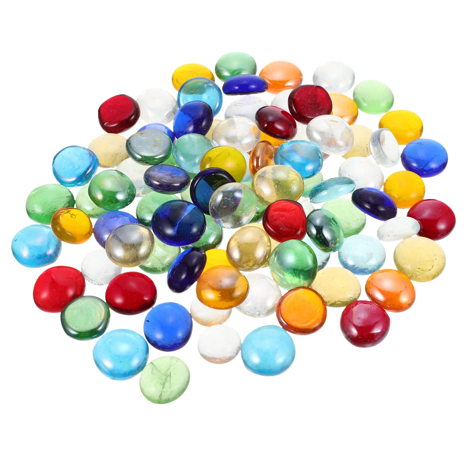 

1 упаковка полупрозрачных стеклянных бусин для мозаики, декоративная плитка для поделок, рукоделия, домашнего декора и творчества