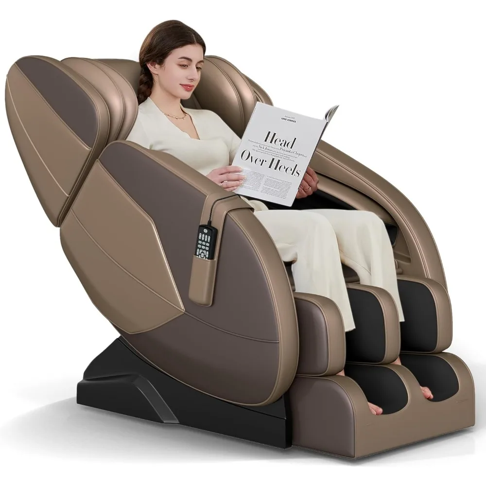

Массажное кресло 2025 года для всего тела, массажное кресло шиацу с нулевой гравитацией для нижней части спины и теленка с подогревом и 6 автоматическими режимами ручного режима