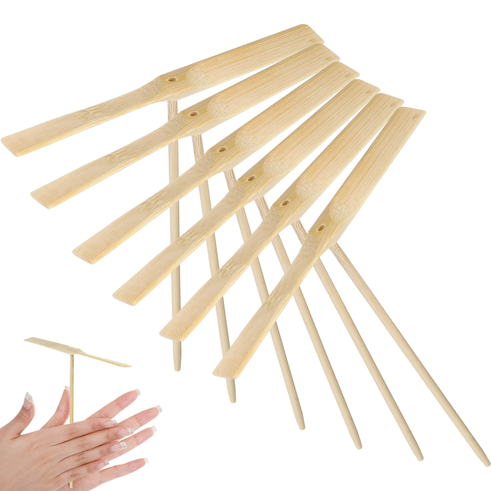 

10 Pcs Balance Gravity Toy Bamboo Dragonfly Model Plane Propeller Kids Wooden Child