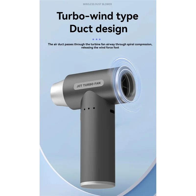 

A02M-Mini Turbo Jet Fan 100000RPM Высокомощный воздуходувка Violent Turbo Fan Электрический воздуходувка для пыли Автомобильный пылесос Набор