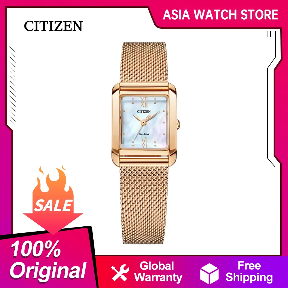 CITIZEN Quartz watch Fashion Business Casual Wristwatch Ladies Stainless Steel