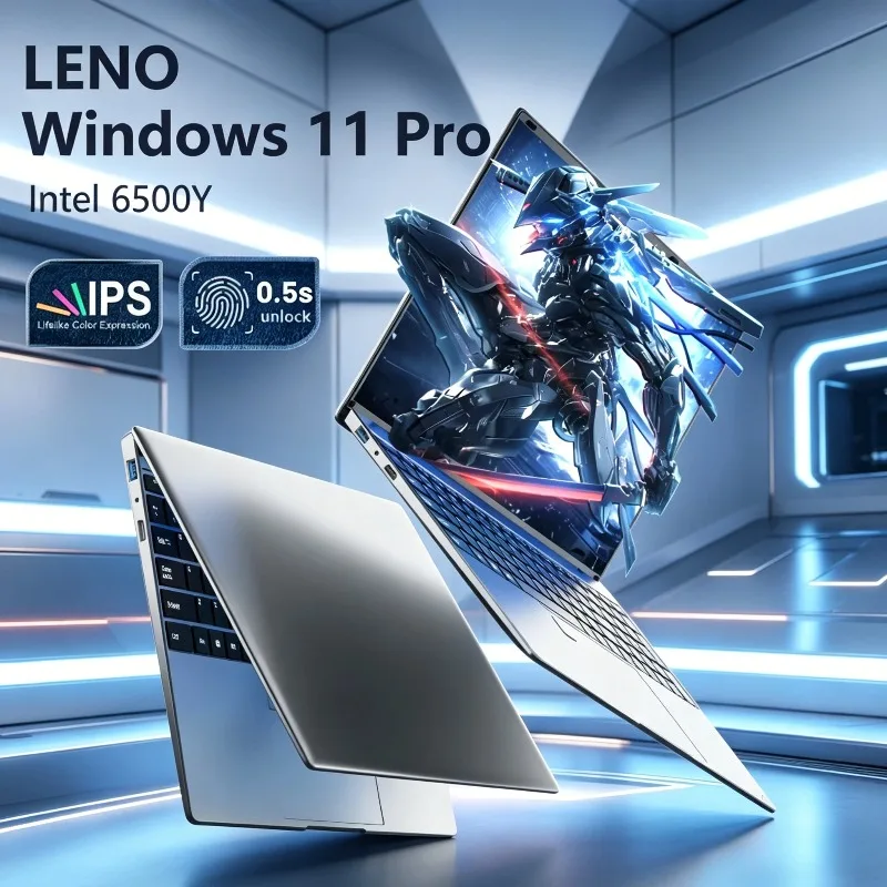 New Gaming Notebook Office PC Intel 6500Y Backlit Fingerprint High-Performance New Laptop 15.6