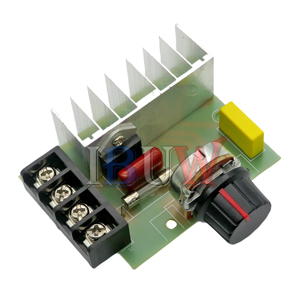 GOHMJY 0-220V 4000W AC SCR Electric Voltage Regulator Motor Speed Controller Dimmers Dimming Speed With Temperature Insurance